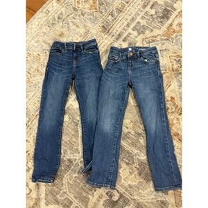 Lot of 6 Pairs of Jeggings & 1 Pair of Jean Shorts (Size 7 Assorted Brands)